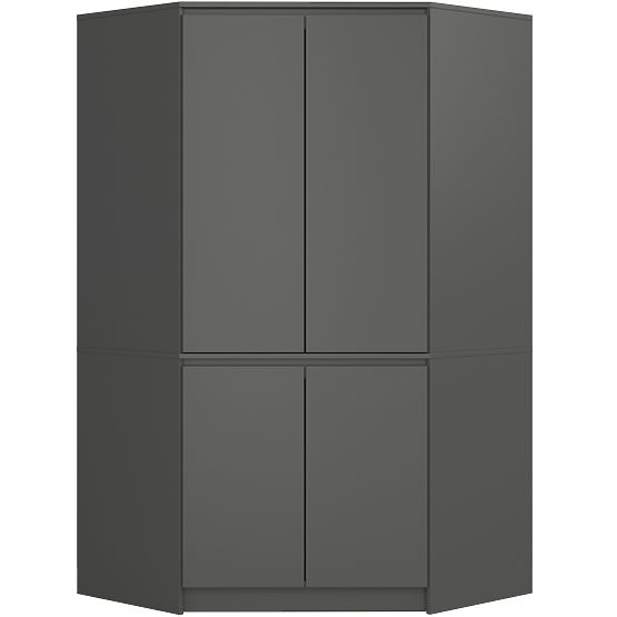 DULAP DE COLȚ S100 4D CLP GRAFIT GRI