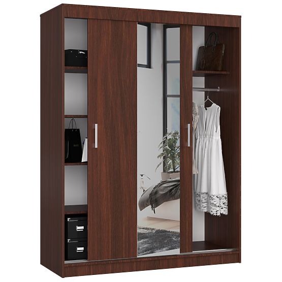 DULAP GLISANT 150cm CLP WENGE