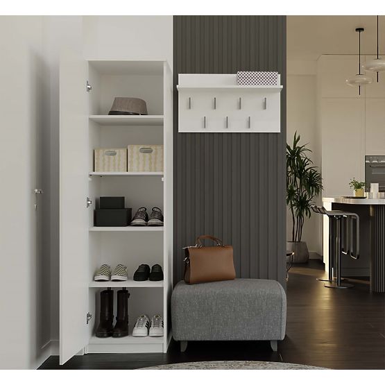 Dulap Malwa SD-50 cu Oglindă ALB