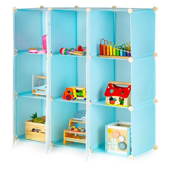Dulap modular pentru copii cu 9 rafturi