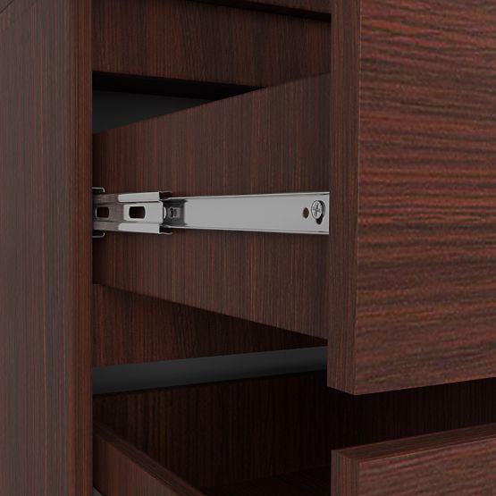 DULAP S 90 cm 2 UȘI 2 SERTARE PK WENGE
