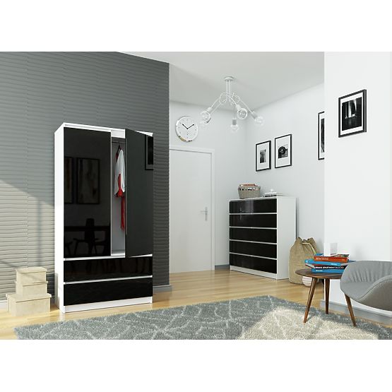 DULAP S90 2U 2S CLP PK NEGRU LUCIOAS
