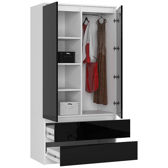 DULAP S90 2U 2S CLP PK NEGRU LUCIOAS
