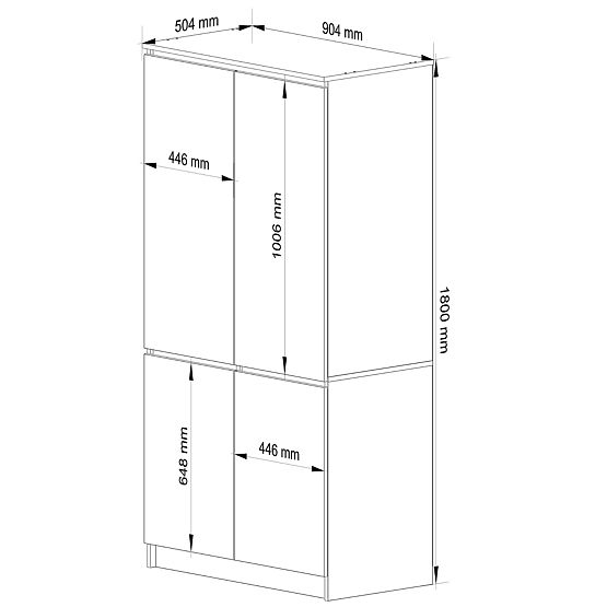 DULAP S90 4D CLP ALB