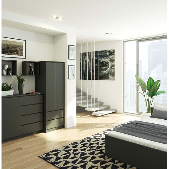 DULAP STAR S60 2U 2SZ PK GRAFIT GRI