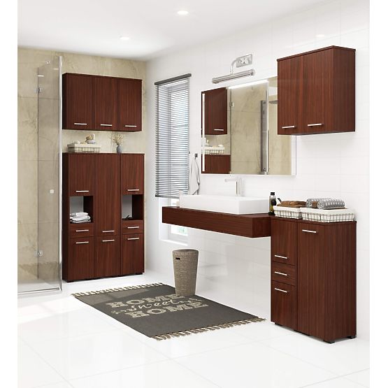 DULAP SUSPENDAT PENTRU BAIE FIN W30 1D WENGE