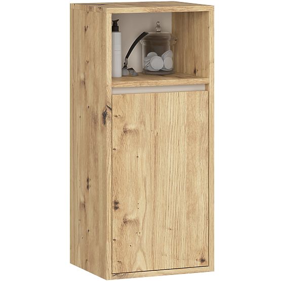 DULAP SUSPENDAT PENTRU BAIE VAMI W35 1D 1W STEJAR ARTISAN / CAȘMIR