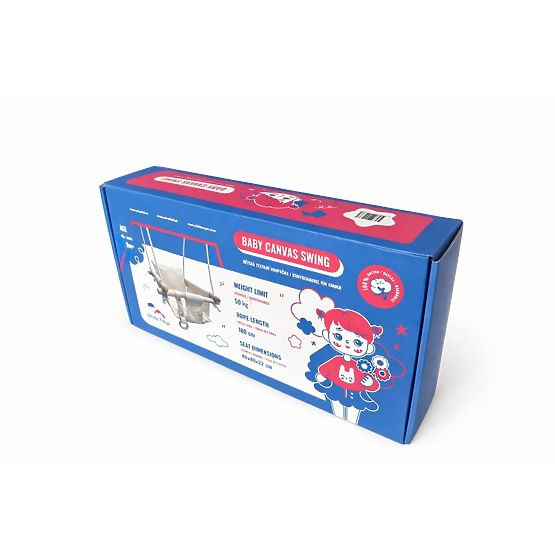 2Kids Toys Leagăn pentru copii din material textil 100% bumbac bej