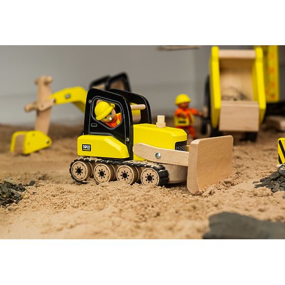 Excavator din lemn Tidlo cu cupă