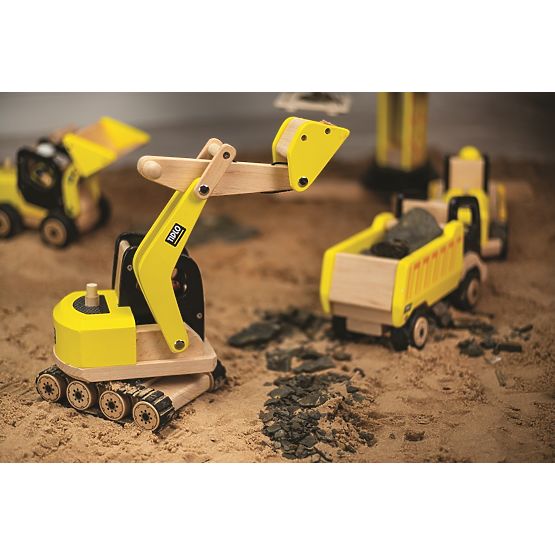 Excavator din lemn Tidlo cu cupă
