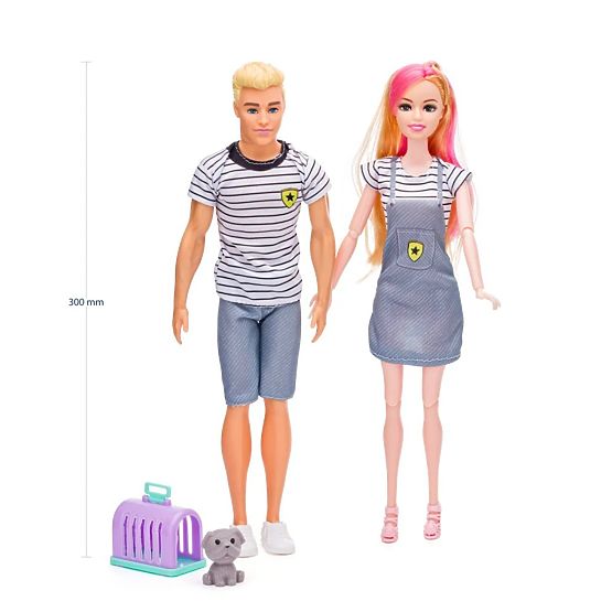Familia modernă Woodyland cu păpuși și animale