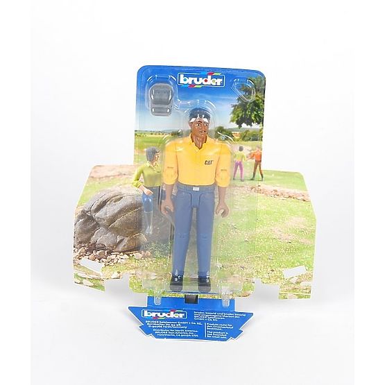 Figurină muncitor CAT Bruder BWORLD