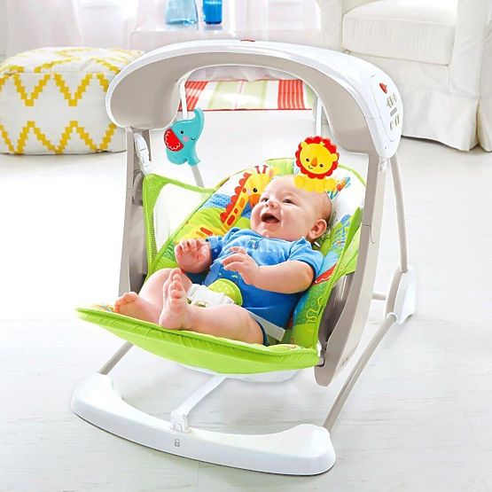 Fisher Price călătorie leagăn și scaun pădurile tropicale