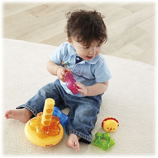 Fisher Price strălucitor inele pe pol lvíček