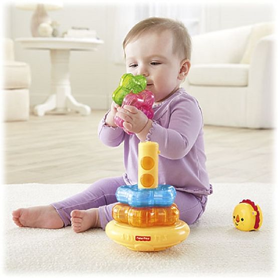 Fisher Price strălucitor inele pe pol lvíček