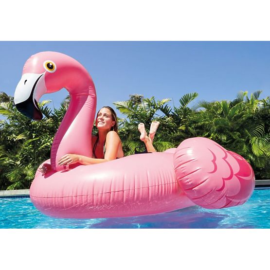 Flamingo gonflabil în apă