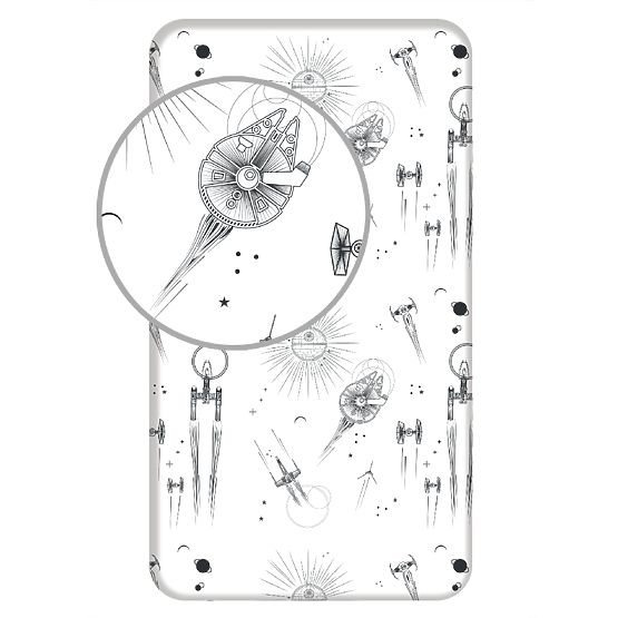 Foaie Star Wars 90 x 200 + 25 cm