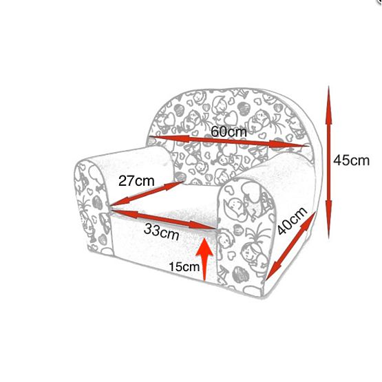 Fotoliu pentru copii – Hello Kitty