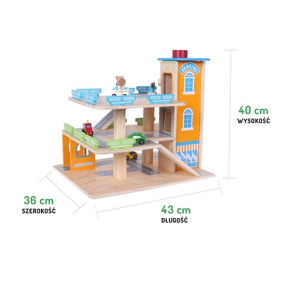 Garaj din lemn cu lift