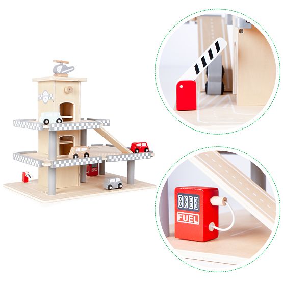 Garajul cu trei etaje al lui Alex, cu lift, mașini și elicopter