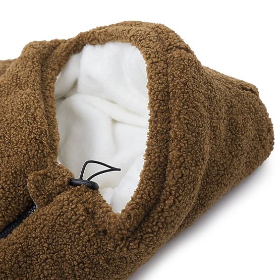 Geacă de lână pentru copii Alpaca - fildeș