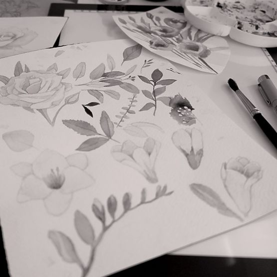 Geacă de lână pentru copii Flori de noapte