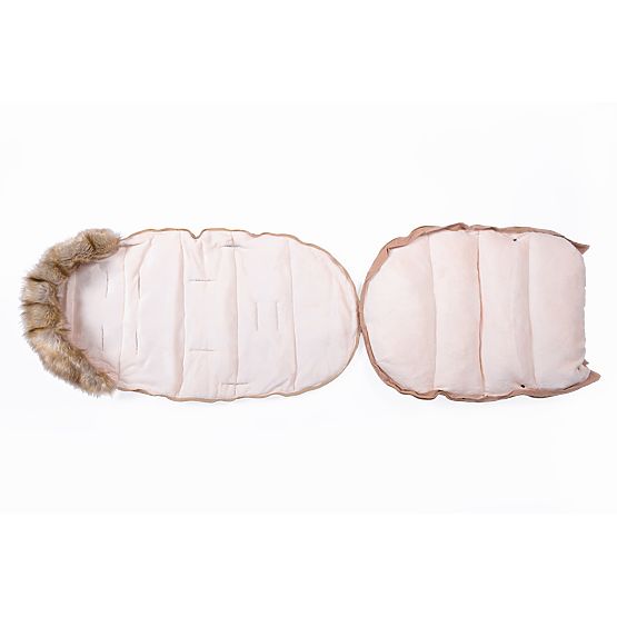 Geanta pentru carucior de iarna Mouse - bej