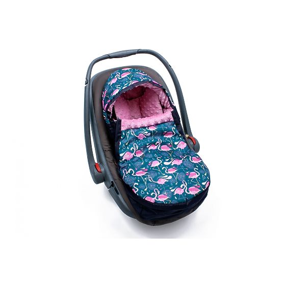 Geantă scaun auto Minky - Flamingo
