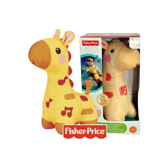 Girafa balnda si stralucitoare de la Fisher Price