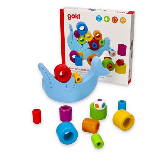 GOKI Delfin echilibrant joc de îndemânare