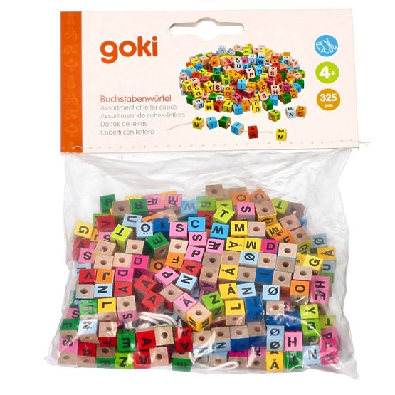 GOKI Litere colorate pentru înșirare