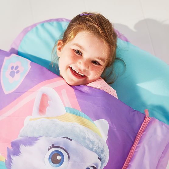 gonflabile copii pat 2v1 Paw Patrol - Skye și Everest