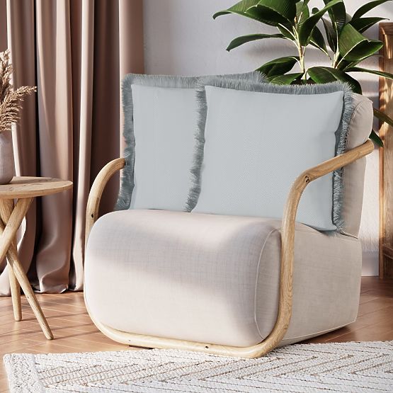 Husă decorativă pentru pernă CLEAR gri cu imprimeu boho velvet 45x45 ameliahome