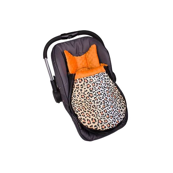 Husa pentru scaun auto – Minky portocaliu