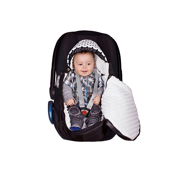 Husa pentru scaun auto – Minky portocaliu