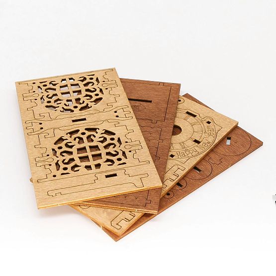iDventure Puzzle 3D din lemn An Nou Fericit