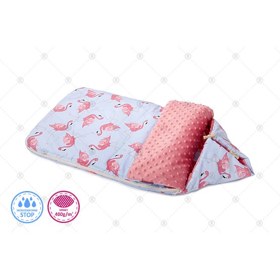 impermeabil footmuff - flamingo