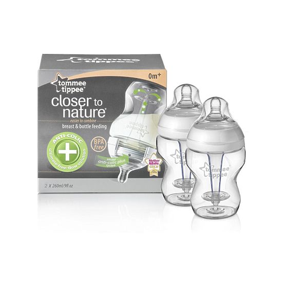 infantil flacon C2N ANTI-Colicii, 260ml, 2 ks