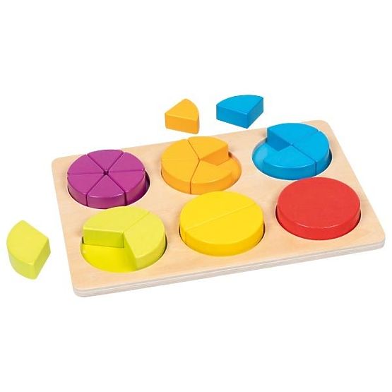 Învățarea fracțiilor Goki Puzzle pentru învățarea calculului