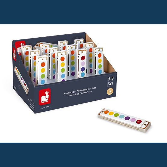 Janod Blow acordeon pentru copii Confetti