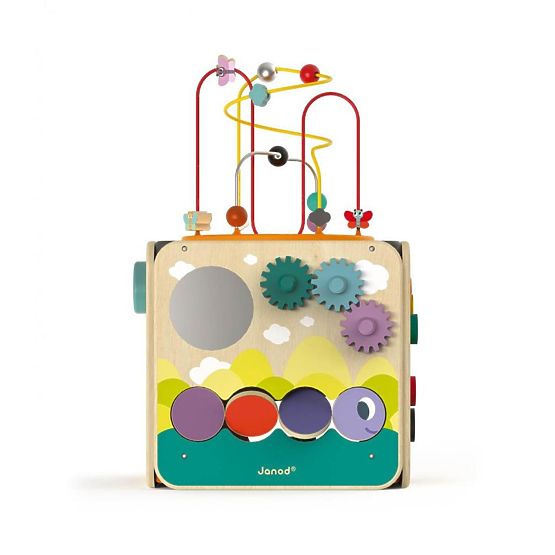 Janod Multifunctional Active Cube cu labirint motor - mare