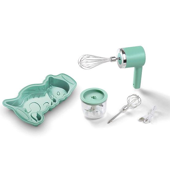 Jata Set mini pentru copii 3 în 1 - mixer, tocător și formă