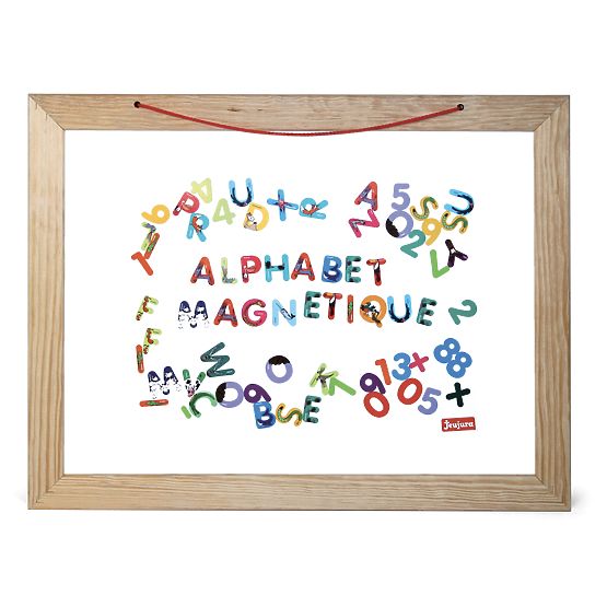 Jeujura Tablă de perete multifuncțională din lemn 58x45 cm