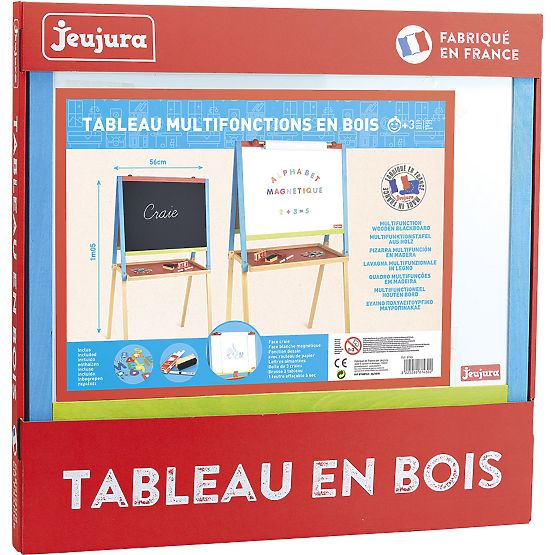 Jeujura Tablă multi-activități din lemn 56x43 cm cu accesorii