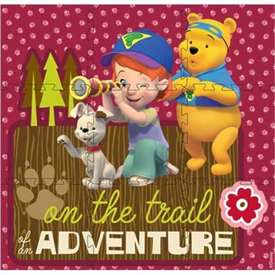 JIGSAW PUZZLE covor POOH