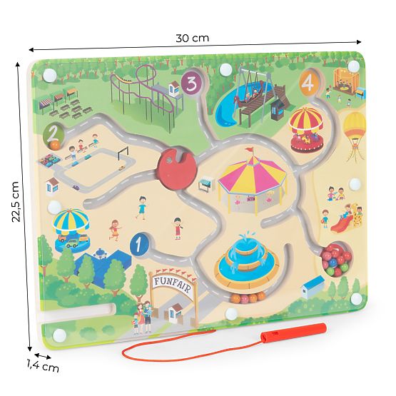 Joc de labirint magnetic pentru copii ECOTOYS