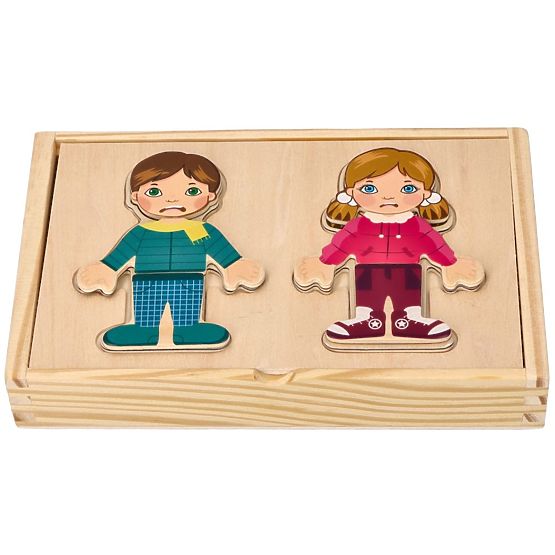 Joc magnetic de îmbrăcat Copiii lumii