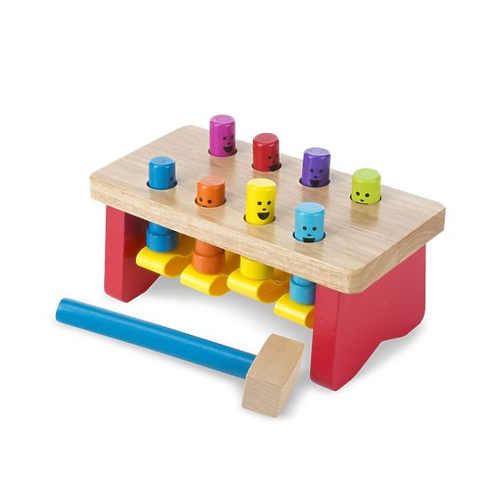 Jucărie de lovit cu ciocanul - Omuleți săltăreți Melissa and Doug