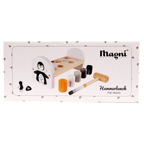 Jucărie de lovit cu pinguin