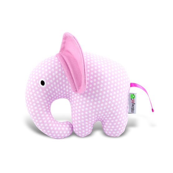 Jucărie de pluș-elefant roz
